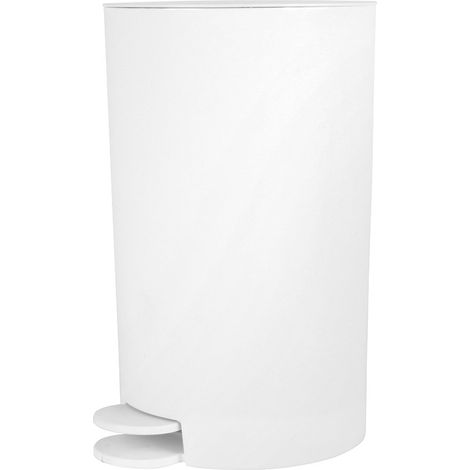 Pattumiera bagno 3 Lt bianco con apertura a pedale Orbix (1/4)