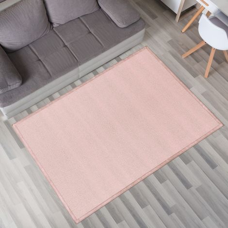 Krabbelmatte Babyzimmer Teppich Spielmatte Kinder Unifarben Rutschfest Flauschig 200 cm x 350 cm x 24 mm Pink Rechteckig (1/5)