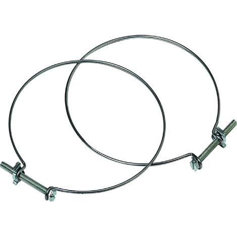 collare di serraggio aldes collier de serrage acciaio 150 mm 10 pezzi