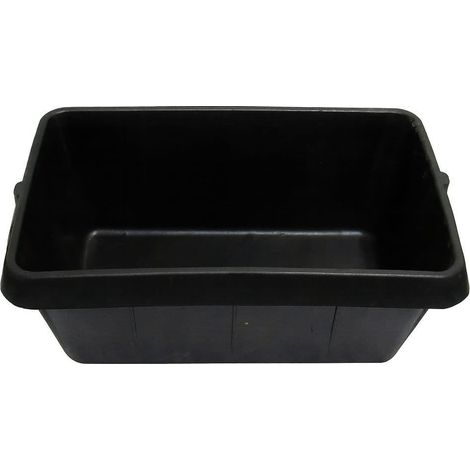 Horse Feeding Tub Rubber Trough 30L (Equestrian Feed Animal Water Bucket)