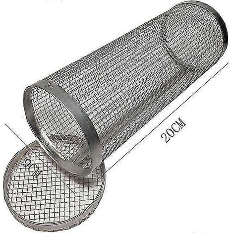 Gril de barbecue rotatif automatique avec 10 brochettes et étagère réglable en acier inoxydable - Accessoires de barbecue d'extérieur - WELLNGS-AquaForge (1/4)