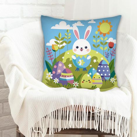 Housses de coussin décoratives à fermeture éclair invisible pour salon chambre à coucher (1/5)
