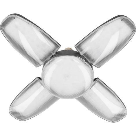 Plafoniera deformabile a 4 pannelli da 120 W – Officina – Economica – Stabile – Ultra luminosa