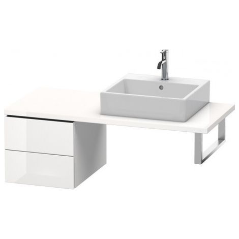 Duravit L-Cube Meuble bas pour console, 2 tiroirs, 420x400x547mm,