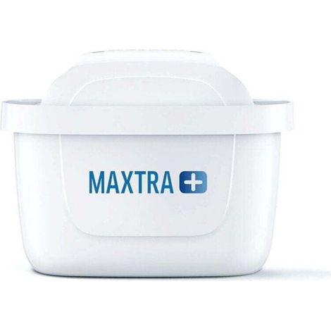BRITA MAXTRA + Pack 6 cartouches filtrantes à eau, compatibles avec les carafes filtrantes BRITA qui réduisent le calcaire, le chlore et autres substances, Blanc