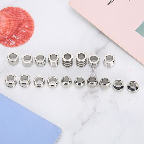 Dreadlock-Ringe aus Edelstahl, dekorative Haarspangen für Zöpfe und Haaraccessoires (1/5)