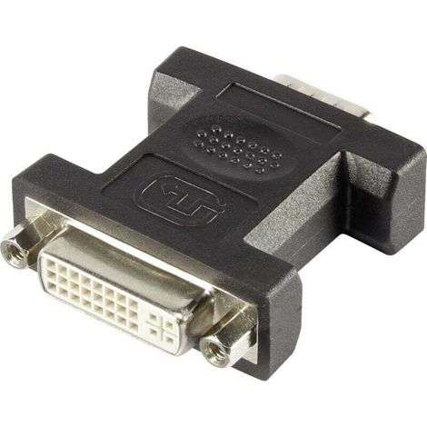 RF-4212234 DVI / VGA Adaptateur [1x DVI femelle 24+5 pôles - 1x VGA mâle] blanc vissable W717461 (1/3)