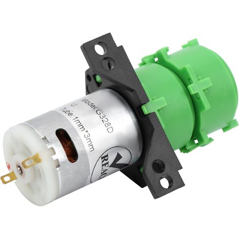 Pompe péristaltique mini à double tête doseuse pour la circulation d'eau 1x3mm pour liquides visqueux et non visqueux (DC12V) (1/5)