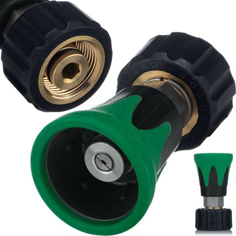 Rosfix Mini Lanze – Flachstrahldüse 25° Grün  M22 Anschluss, Max. 4000 PSI  Kompatibel mit Karcher HD/HDS  Hochdruckreiniger Zubehör