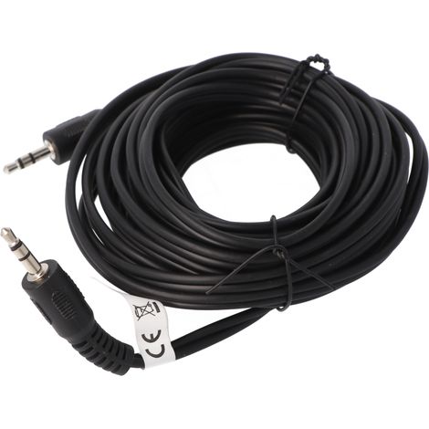 Goobay 50430 Audiokabel 5 m 3,5mm Schwarz - Audiokabel (3,5mm, Stecker, 3,5mm, Stecker, 5 m, Schwarz) (1/4)