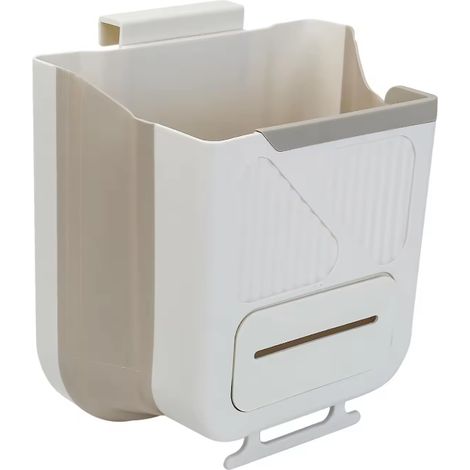 Poubelle pliable de 10 L, idéale pour la maison, le bureau et le camping-car (1/5)