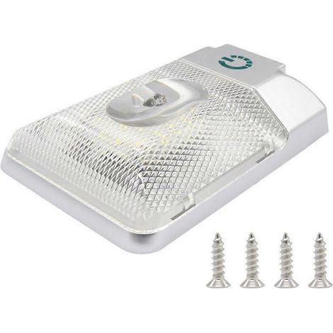 Lampe de lecture LED universelle pour camping-car, caravane et intérieur de caravane, plafonnier. (1/5)