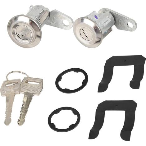 Pair Door Lock Cylinder with 2 Keys for Ford for Ranger 1983-1991 for Ford E-150 E-250 for Mercury for Mazda Truck SUV DL3 / F1435 / F1480A / 2DLK6 / DLK9 (1/5)