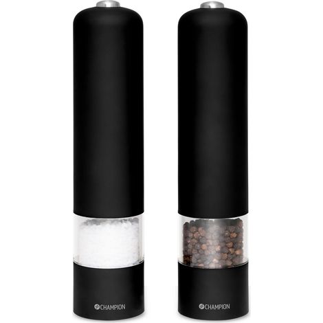 Champion SPK120 molinillo de especias negro mate con iluminación automática