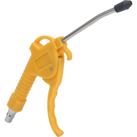 Pneumatische Staubblaspistole mit kurzer Düse, Luftdruckblasfunktion, Industriewerkzeug, Orange (1/5)