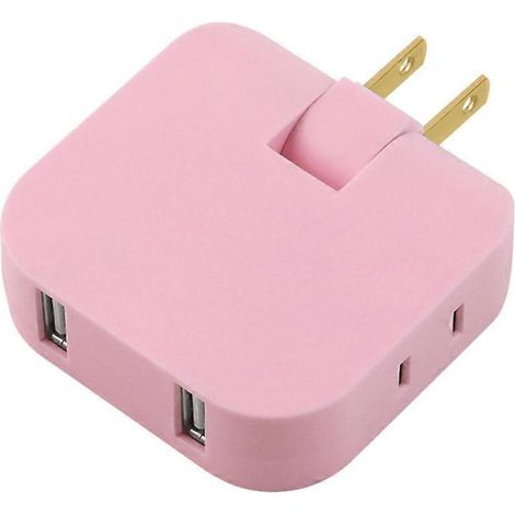 Adaptateur 1 à 4 Prises Plates 180° Rotatif avec Prolongateur Secteur AC