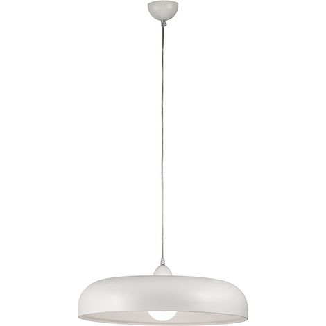 Lampada a Sospensione PICOLIT in Metallo Bianco - Attacco E27, Potenza 75W, Protezione IP20, Design Moderno per Illuminazione Interna - Rossini (1/3)