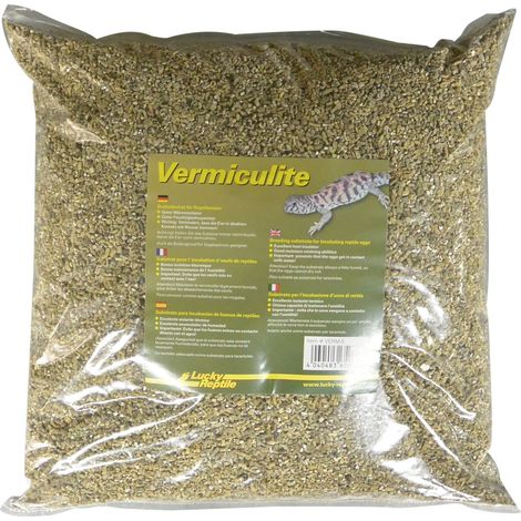 Lucky Reptile Vermiculite - 1 litro di concentrato per cova di Uova di rettili - Substrato per l’incubazione termoisolante e regolatore di umidità - Allevamento rettili - Terreno terrario (1/2)