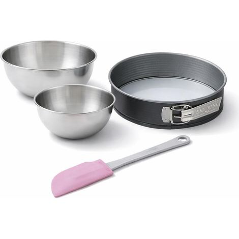 Set de 4 ustensiles de pâtisserie moule à gâteaux bol et spatule Zenker Energy (1/5)