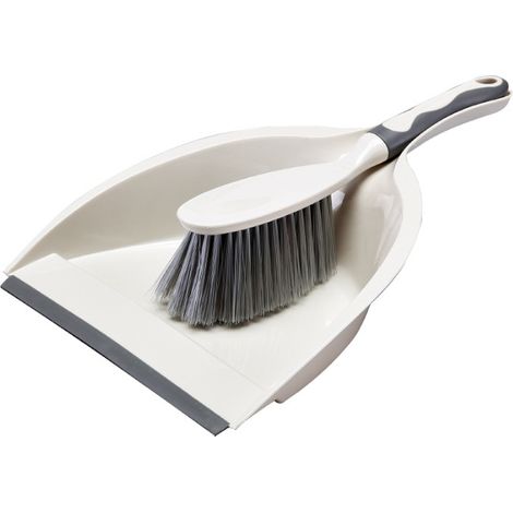Beige petit balai ensemble ménage poche petit livre bureau nettoyage plastique pelle à ordures petite pelle paresseux petit balai