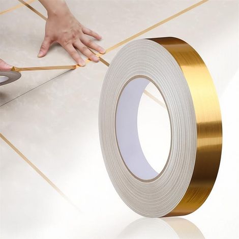 Decorative wall stickers, 50 meters, DIY, mildew-proof, waterproof, wear-resistant, gold, 30 mm. (1/4)