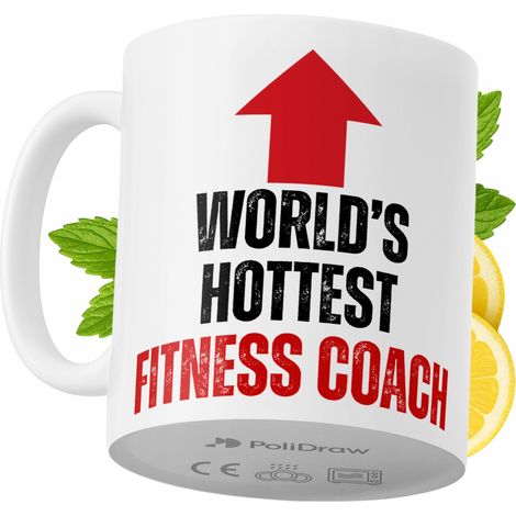 Lustige Kaffeetasse mit witzigem Textdesign für Fitnesstrainer – ideal für Geburtstage, Namenstage und Feiertage. Hochwertige Tasse für besondere Anlässe, ob im Büro oder zu Hause. Farbe: Weiß, 330 ml