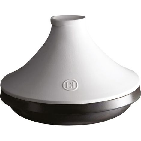 Delight Tajine Induction Blanc Noir 32cm 4l 8/10p - Emile Henry Emile And Co (1/5)