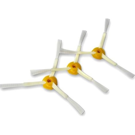 YMYNY Pack of 3 side brushes for Roomba 500, 600 and 700. Set of 3 blade replacement parts (1/4)