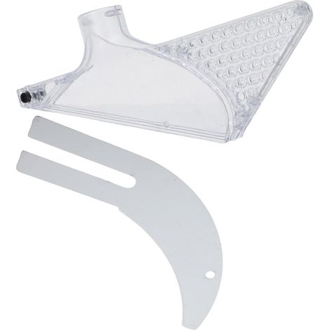 Protection Panneau Transparent Intégré en Plastique pour Scie à Table Filtration des Poussières, Structure Robuste, Installation Rapide, pour Atelier et Usage du Bois (1/5)