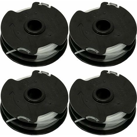 Lot de 4 bobines de Rechange pour débroussailleuse sans Fil Parkside PRTA 20-Li C3 IAN351753 (1/4)