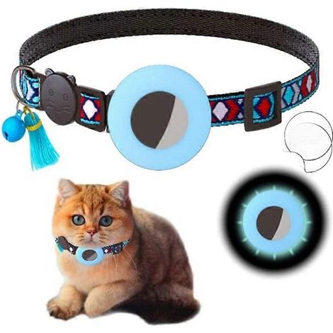 Collier réfléchissant de sécurité pour chats avec traceur GPS intégré (1/5)
