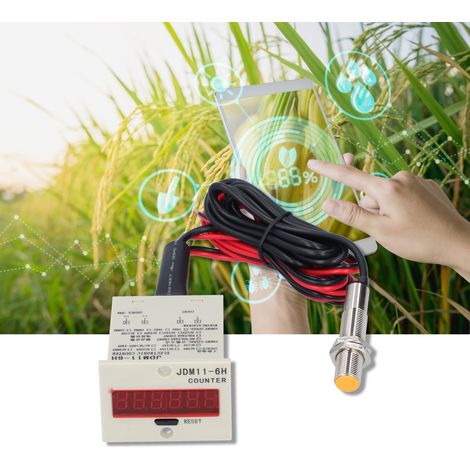Compteur industriel numérique électronique inductif BERM® BEM-6H-12J-CT AC380V (1/5)