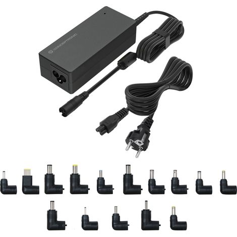 CONCEPTRONIC Univ. Notebook Netzteil inkl.15 Aufsätze 90W