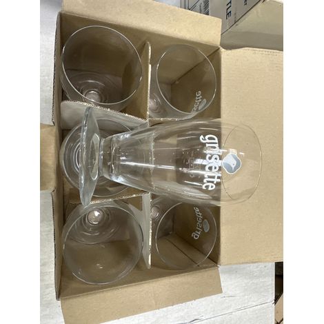 Grisette - Lot de 6 verres à bière 25 cl - Neuf