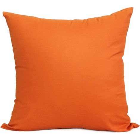 Housse De Coussin Carrée - 45 X 45 Cm - Polyester Impermeable Pu - Pour Jardin Terrasse Piscine - Lot De 2 (1/5)