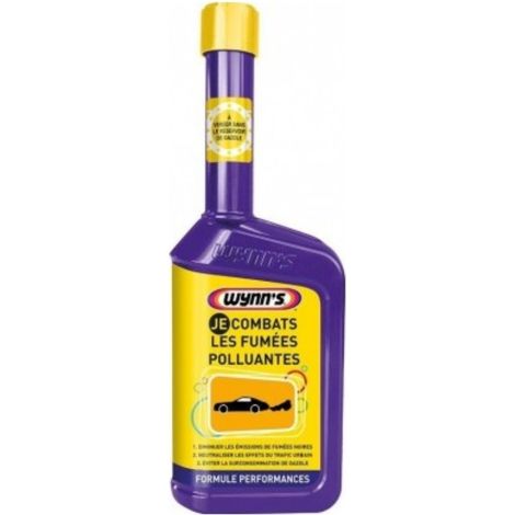 Additif traitement anti fumées noires polluantes moteur diesel 500ml WYNN'S