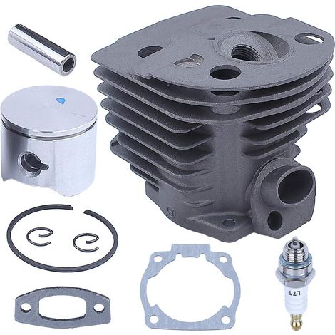 Kit de cylindre et piston Adefol 45 mm pour tronçonneuse Husqvarna 51 55 Assemblage plaqué Nikasil 503168301 503 16 83-01 (1/5)