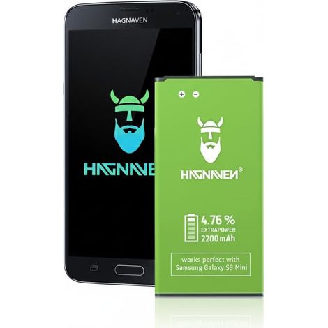 Batterie Li-ION pour Samsung Galaxy S5 Mini EB-BG800BBE - LA Plus PERFORMANTE Batterie de remplacément - Puissance Incroyable du Grand Nord - 2200 mAh CELLULES DE Haute QUALITÉ (1/5)