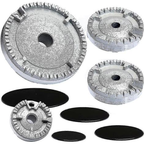 Ensemble de couvercles de cuisinière améliorés, couvercle de plaque de cuisson à gaz, capuchon compatible avec les brûleurs de cuisinière à gaz - jue (1/5)