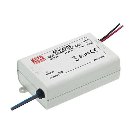 Transformador LED Mean Well apv-25-24 25 W 24 V DC