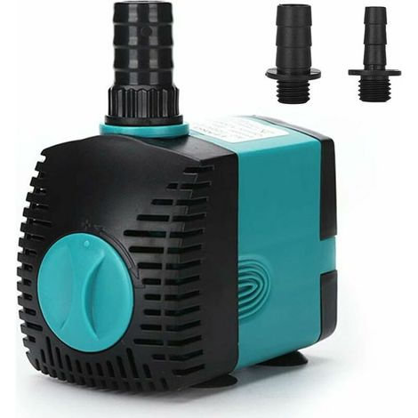 Adjustable fountain pump, submersible pump, ultra-quiet aquarium pump, micro submersible pump for aquariums, pets, fountains and fish tanks, 25 W, 1200 l/h (1/5)