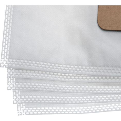 vhbw 20x sacchetto sostituisce Hoover 35600536, H63 per aspirapolvere - in microfibra, 23,8cm x 26,7cm, bianco