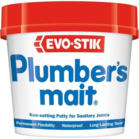 Evo-Stik 750g Non-Setting Plumber's Mastic Putty for Quick Leak Repairs