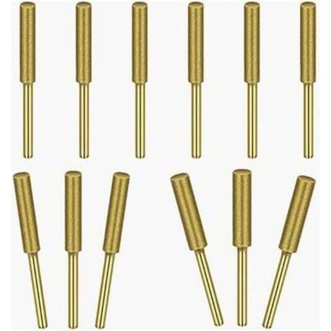 Testina diamantata per affilatura, affilatrice per motoseghe, fresa, fresa cilindrica rivestita, utensile per affilare pietre, affilatrice per lime per motoseghe, utensili per affilatura e intaglio (t (1/4)