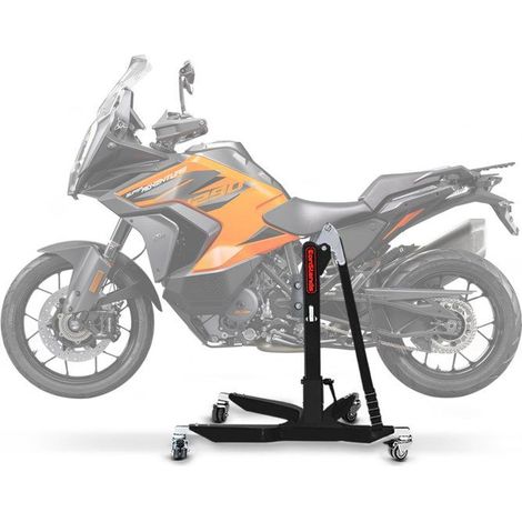 Béquille d'atelier - CONSTANDS - KTM 1290 Super Adventure S 21-24 - noir mat - 300 kg - plaque d'adaptation