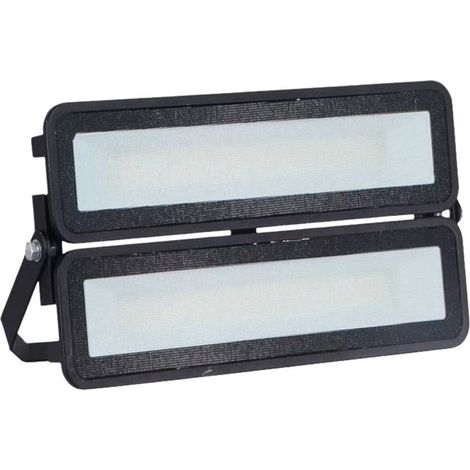TrAdE Shop Traesio - Faro Led Modulare 100 Watt Nero Proiettore Da Esterno Luce Fredda 6000k Ip65 El-100w-f - (1/5)