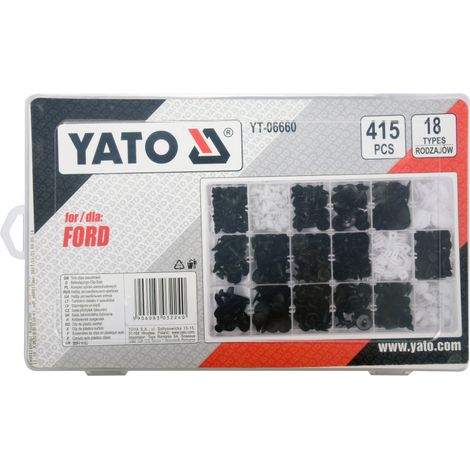 Ford Nieten, Clips Set 415 Stück