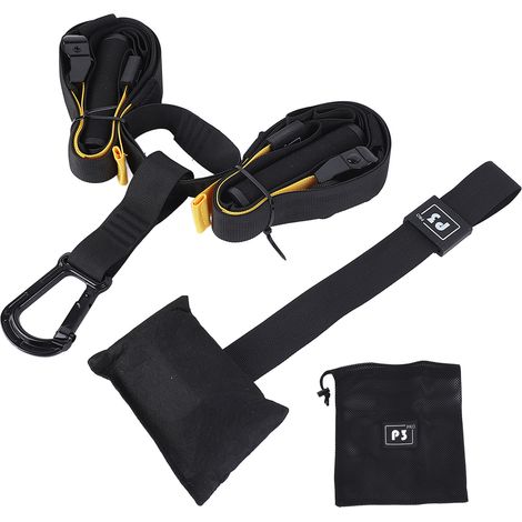 Kit d'entraînement par suspension fitness système complet avec résistance, corps entier pour tous niveaux et objectifs, séances efficaces. (1/5)