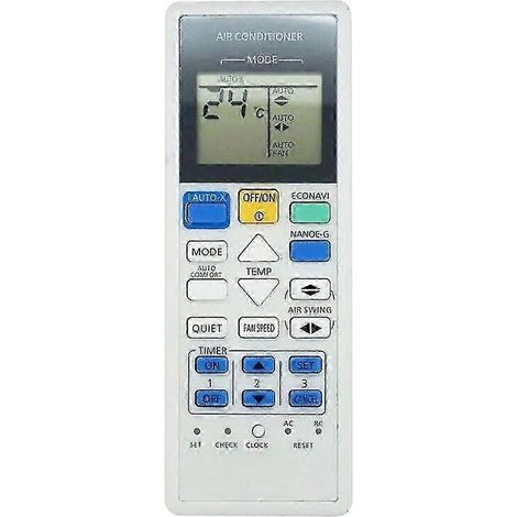 Télécommande infrarouge compatible avec le climatiseur Panasonic A75c4543 Aca75c3300 z