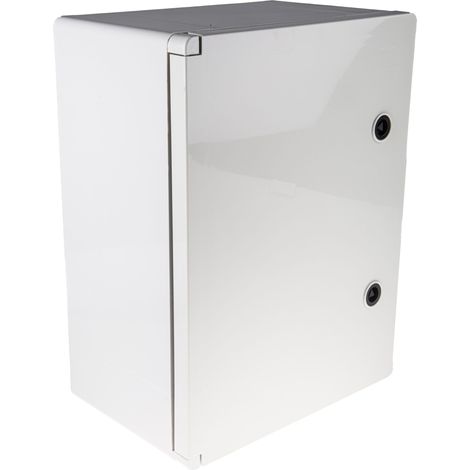 Coffret mural RS PRO en ABS Gris dim. ext. 400 x 300 x 195mm, IP65 ( Prix pour 1 ) (1/4)